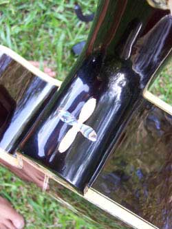 MandoHarp - 'Hands of Gaia' Inlaid Cutaway-Style Acoustic Guitar