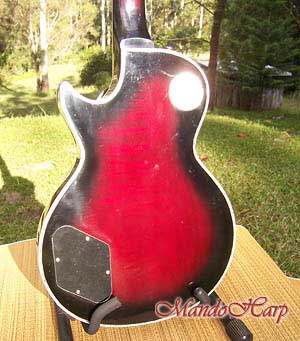 MandoHarp - 'Rotor' - Hand-Made Inlaid 6-Str Electric Guitar