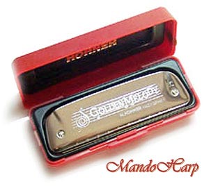 MandoHarp - Hohner 542/20 Golden Melody Diatonic Harmonica - 542/20 Golden Melody