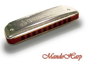 MandoHarp - Hohner 542/20 Golden Melody Diatonic Harmonica - 542/20 Golden Melody