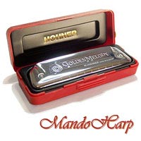 MandoHarp - Hohner 542/20 Golden Melody Diatonic Harmonica - 542/20 Golden Melody