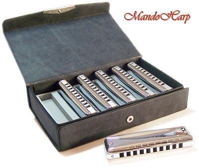 MandoHarp - Suzuki Harmonicas - MR-350-S Promaster Box Set