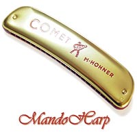 MandoHarp - Hohner Octave Harmonica - 2504 Comet 40