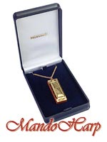 MandoHarp - Hohner Miniature Diatonic Harmonica - 110 Gold Little Lady