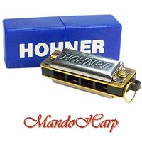 MandoHarp - Hohner Miniature Diatonic Harmonica - 125/8 Mini Harp