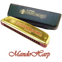 MandoHarp - Hohner Tremolo Harmonica - 2416/40 Golden Melody Tremolo