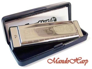 MandoHarp - Hohner Diatonic Harmonica - 50401 Silver Star
