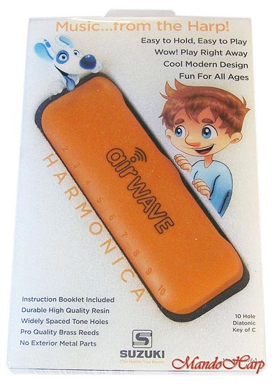 MandoHarp - Suzuki Harmonica Instruction Pack - AW-1 Airwave