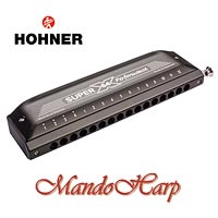 MandoHarp - Hohner Chromatic Harmonica - 758601 'New' Super 64X