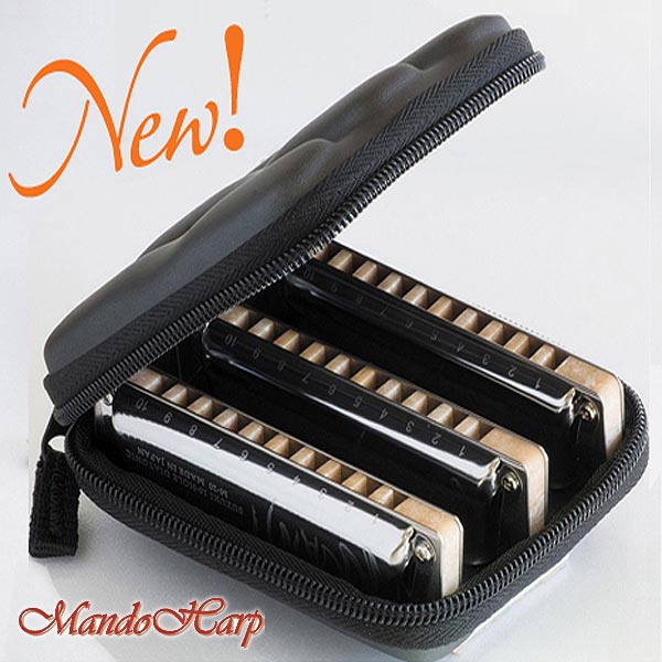 MandoHarp - Suzuki Harmonicas - M-20-MP Manji 3-Key Set