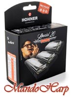MandoHarp - Hohner Harmonicas - M5601PP Special 20 Pro Pack