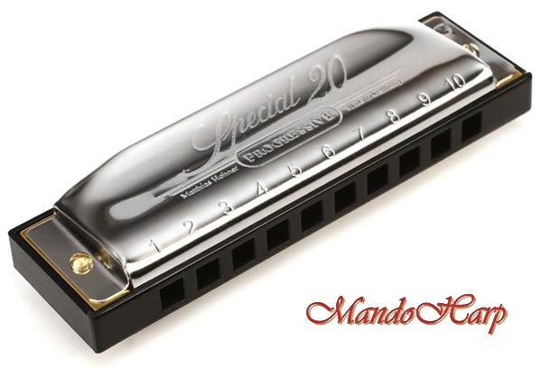 MandoHarp - Hohner Diatonic Harmonica - 560/20 Special 20 Country