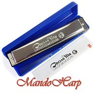 MandoHarp - Hohner Tremolo Harmonica - M254001 Ocean Star 48