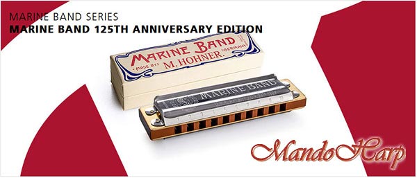 MandoHarp - Hohner Harmonica - M2021 Marine Band Classic 125th Anniversary Edition