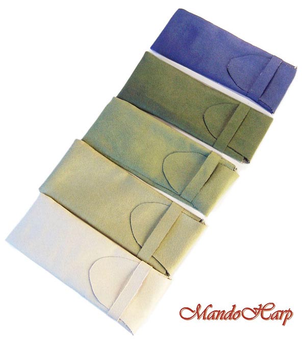 MandoHarp - Soft Mock Suede Harmonica Pouch