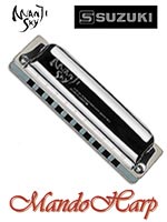 MandoHarp - Suzuki Diatonic Harmonica - M-20S Manji Sky