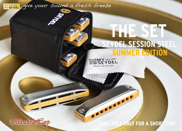 MandoHarp - Seydel Harmonicas - 10316_S Session Steel Summer Edition Set