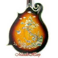 MandoHarp - 'Noose' Inlaid  F5 Mandolin