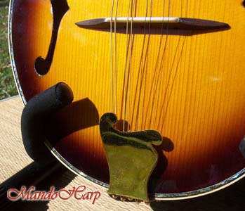 MandoHarp - 'Twisting Vines' Hand-Made F4-Style Inlaid Mandolin