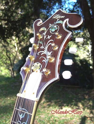 MandoHarp - Hand-Made Inlaid F5 Mandolin