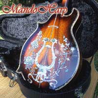 MandoHarp - Hand-Made F4-Style Inlaid Mandolin