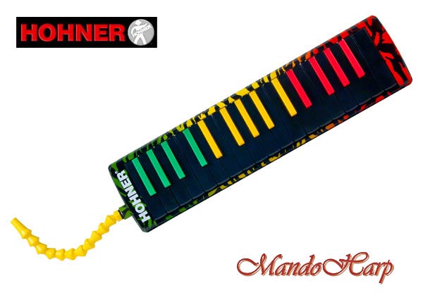 MandoHarp - Hohner Melodica - 944013 Airboard Rasta 32 Alto