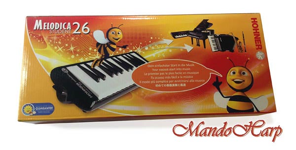 MandoHarp - Hohner Melodica - 94261-5 Student 26 Soprano