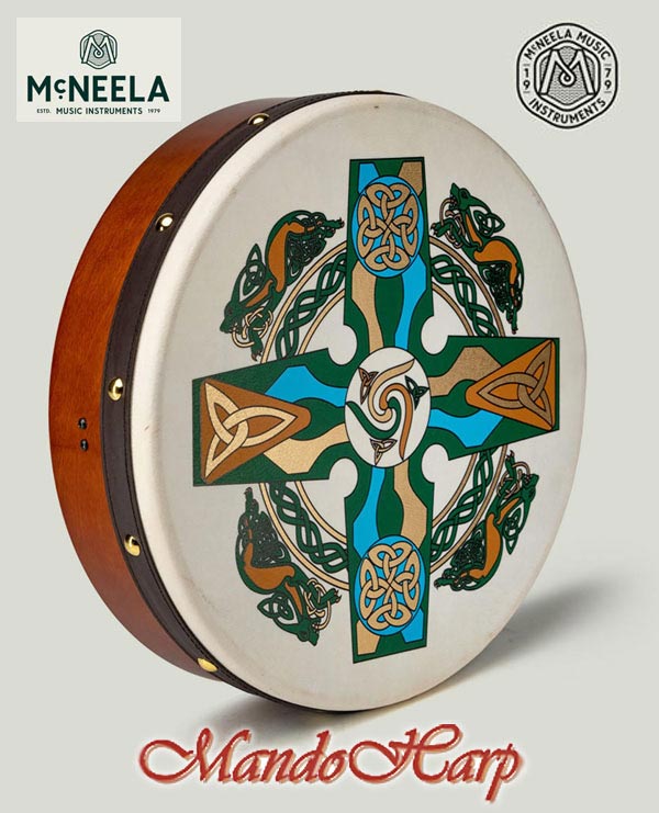 McNEELA Green Celtic Knot Bodhr�n