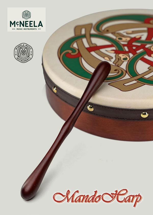 McNEELA Green Celtic Knot Bodhr�n