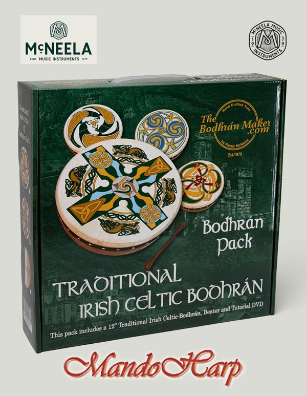 McNEELA Green Celtic Knot Bodhr�n