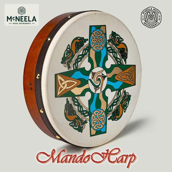 McNEELA Green Celtic Knot Bodhr�n