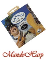 MandoHarp - Ukulele Strings - Lanikai Concert - White Nylgut - by Aquila