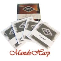 MandoHarp - Ukulele Strings - Black Diamond N54 Soprano - White Nylon 0.025-0.036