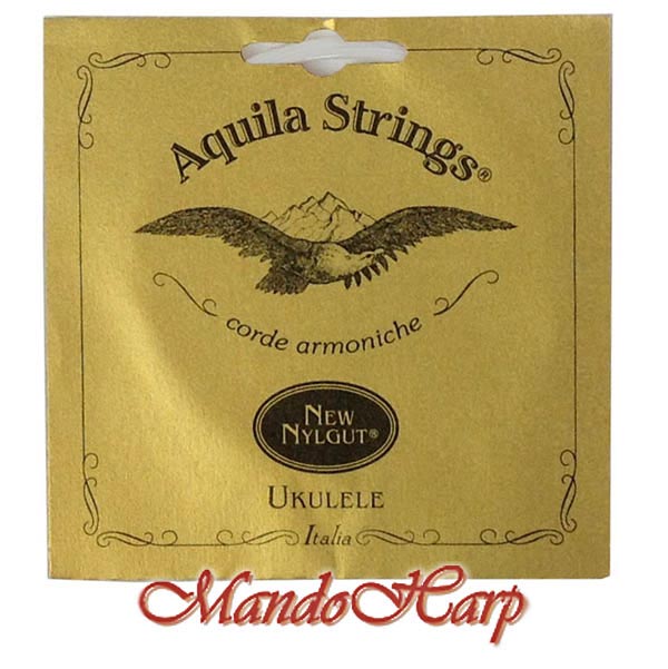MandoHarp - Ukulele Strings - Aquila 15U Tenor, GCEA, Wound Low G, 3 x Nylgut �
