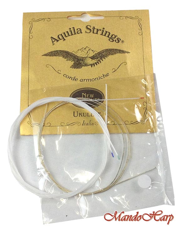 MandoHarp - Ukulele Strings - Aquila 15U Tenor, GCEA, Wound Low G, 3 x Nylgut �