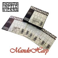 MandoHarp - Hawaiian Steel Guitar Strings - Thomastik-Infeld 258 Medium Chrome-Plated Steel, Wound A