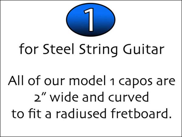 MandoHarp - Shubb Original Capo - C1b for Steel String Guitar - Brass