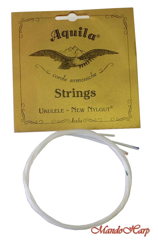 MandoHarp - Ukulele Strings - Aquila 23U Baritone, GCEA, High G, New Nylgut�