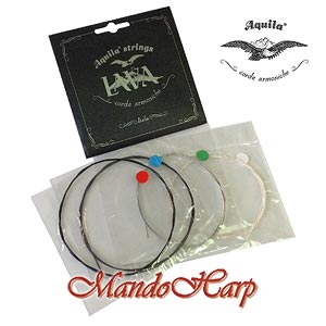 MandoHarp - Aquila 116U Baritone DGBE Lava Series Ukulele Strings