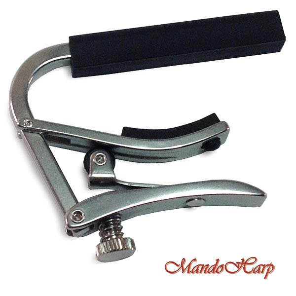 MandoHarp - Shubb Deluxe Capo - S2 for Nylon String Guitar - Stainless Steel
