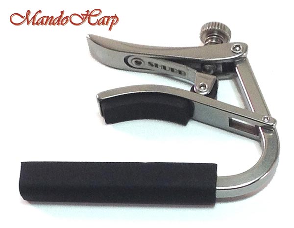 MandoHarp - Shubb Deluxe Capo - S2 for Nylon String Guitar - Stainless Steel