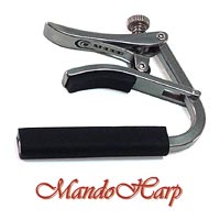 MandoHarp - Shubb Deluxe Capo - S2 for Nylon String Guitar - Stainless Steel