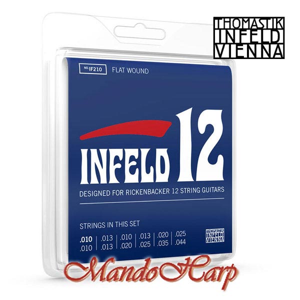 MandoHarp - Thomastik-Infeld 12 IF210 Rickenbacker 12-String Electric Guitar Strings - 0.010-0.044