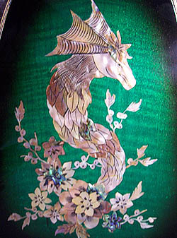 MandoHarp - 'Green Dragons' Concert Ukulele