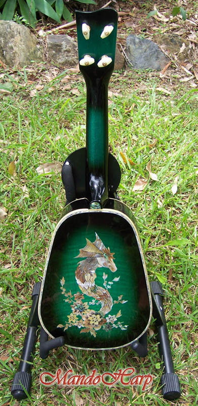MandoHarp - 'Green Dragons' Concert Ukulele